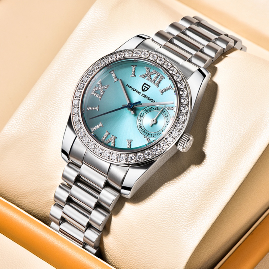 Luxury Watch Girl - PAGANI DESIGN 2026 ใหม่ 32 มม.นาฬิกาข้อมือผู้หญิงหรูหราสง่างามนาฬิกาควอตซ์สำหรับผู้หญิงแฟชั่นนาฬิกากันน้ำนาฬิกาแซฟไฟร์