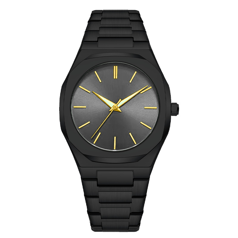 Luxury Watch Brands Logo - นาฬิกาข้อมือผู้ชายทรงกลมสุดหรู กันน้ำ เรืองแสง ควอตซ์ สแตนเลสสตีล สามารถสลักโลโก้แบรนด์ได้