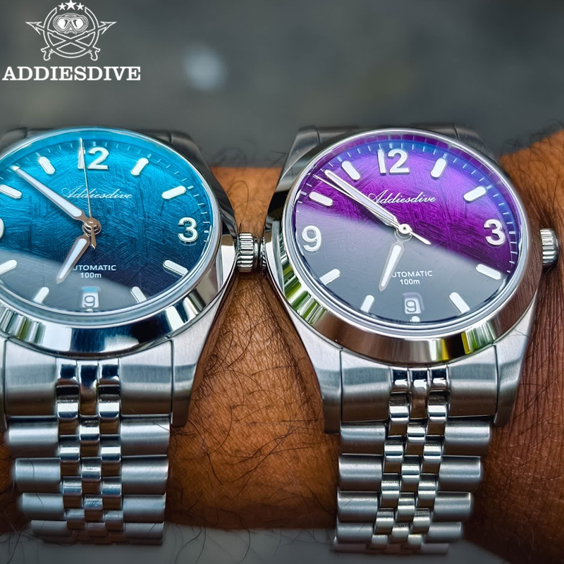 Luxury Watch All Brands - ADDIESDIVE ใหม่นาฬิกากลไกอัตโนมัติ AD2547 แบรนด์ชั้นนำกระจกแซฟไฟร์นาฬิกาข้อมือผู้ชายส่องสว่าง 100 เมตรกันน้ำนาฬิกาสปอร์ต
