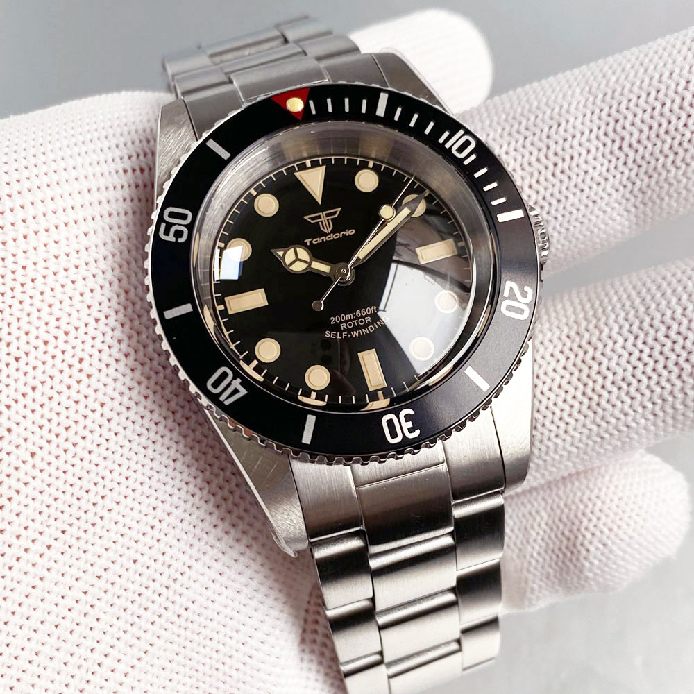 Diver Watch 300M - นาฬิกาดำน้ำ NH35 Tandorio รุ่นวินเทจ เรืองแสง ขนาด