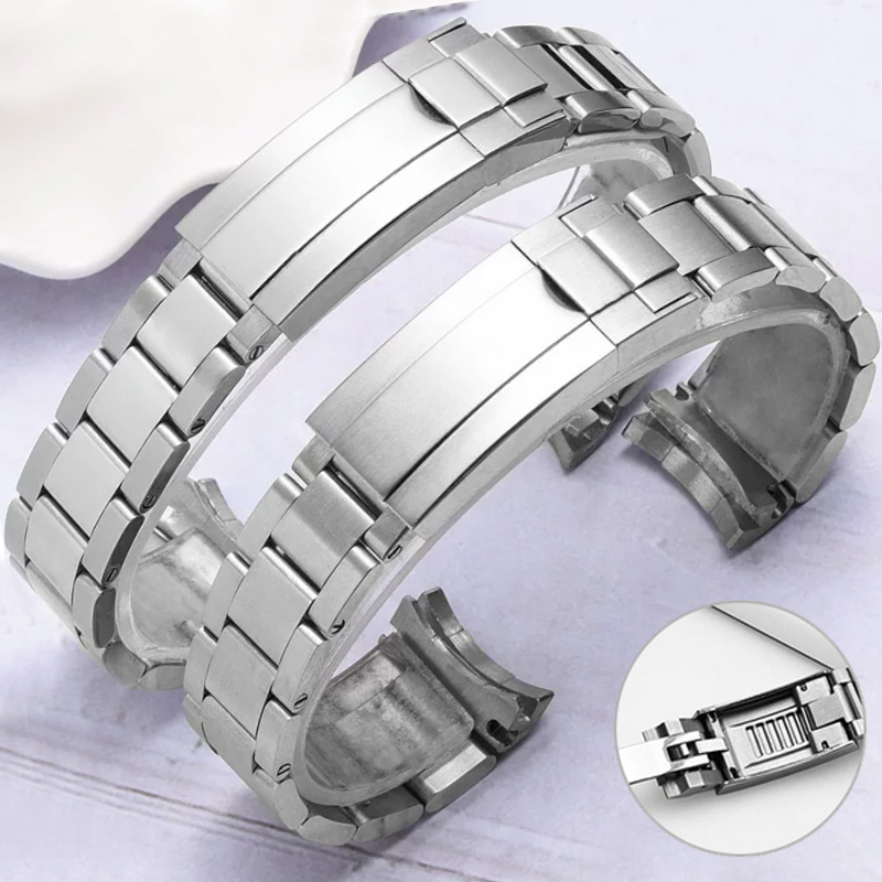 Luxury Watch Rolex - 20 มม. 21 มม. สร้อยข้อมือโลหะสำหรับสายนาฬิกาสแตนเลส Oyster