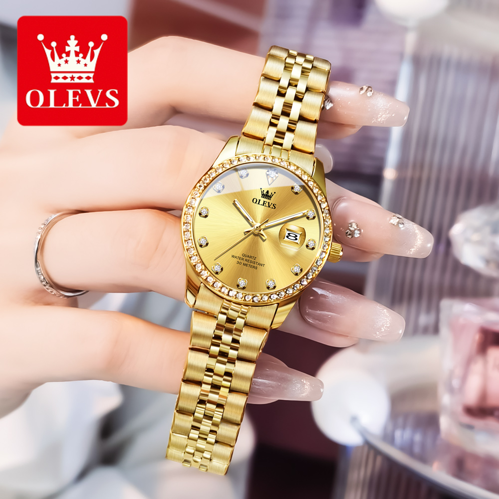 Luxury Watch Top 10 - นาฬิกา OLEVS หรูหรา สง่างาม สำหรับผู้หญิง กันน้ำ
