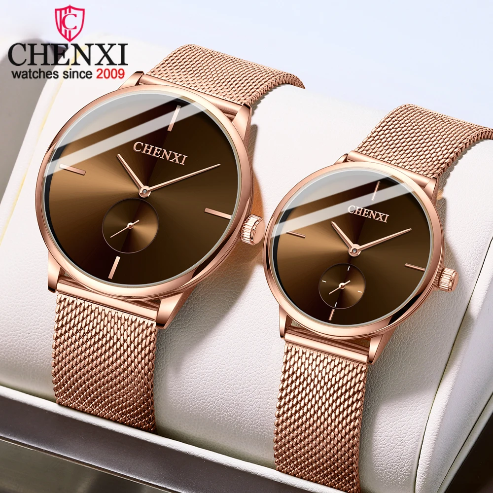 Luxury Watch Wallpaper - นาฬิกาควอตซ์ CHENXI หรูหรา กันน้ำ สำหรับผู้ชายและผู้หญิง แฟชั่นลำลอง