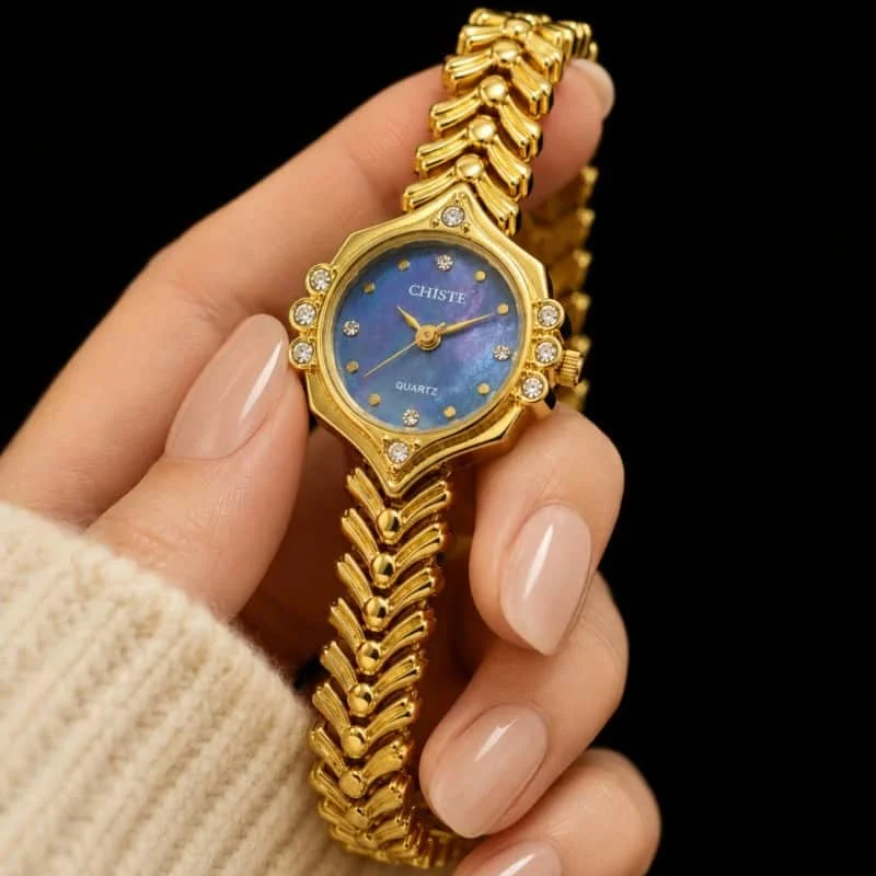 นาฬิกาข้อมือผู้หญิงสีทอง แบรนด - Luxury Watch Top 10 บทวิจารณ์และราคา
