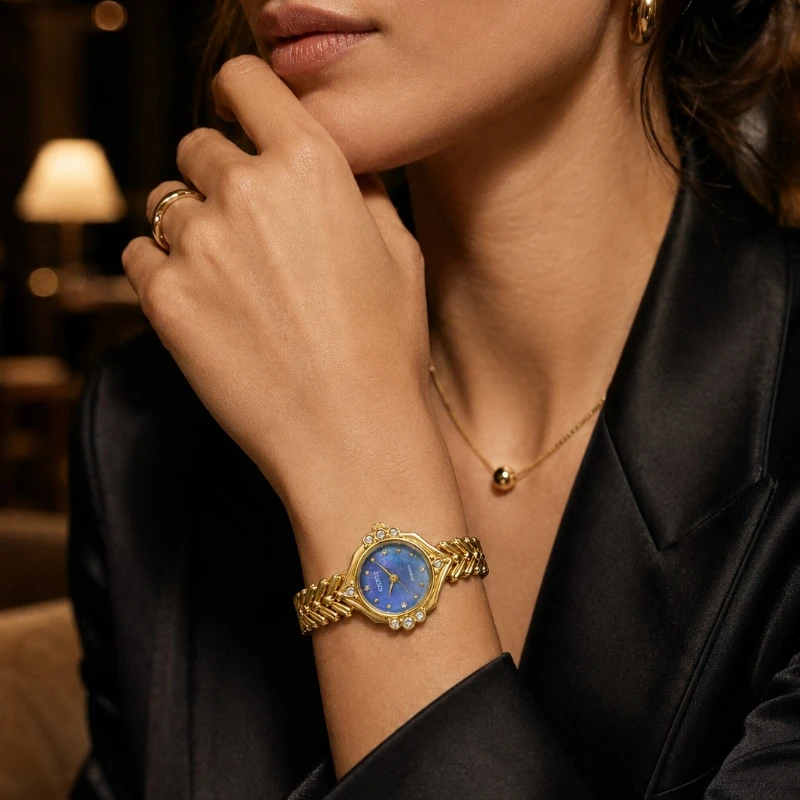 นาฬิกาข้อมือผู้หญิงสีทอง แบรนด - Luxury Watch Top 10 บทวิจารณ์และราคา