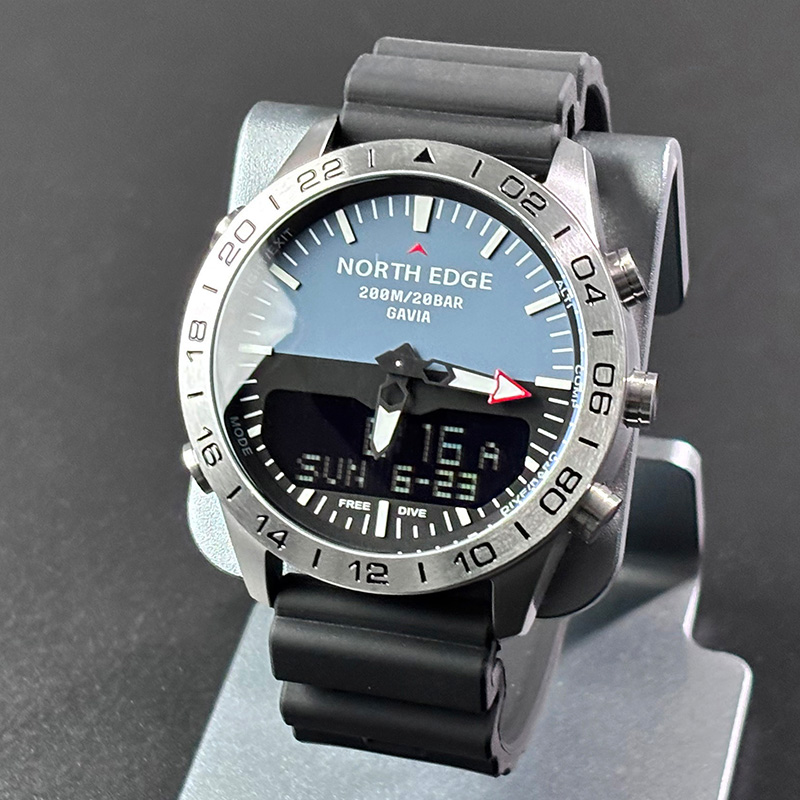 NORTH EDGE นาฬิกาดำน้ำสำหรับผู - Compass Watch Luxury บทวิจารณ์และราคา