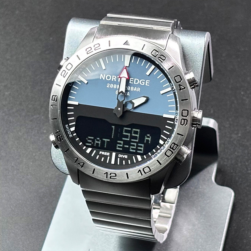 NORTH EDGE นาฬิกาดำน้ำสำหรับผู - Compass Watch Luxury บทวิจารณ์และราคา