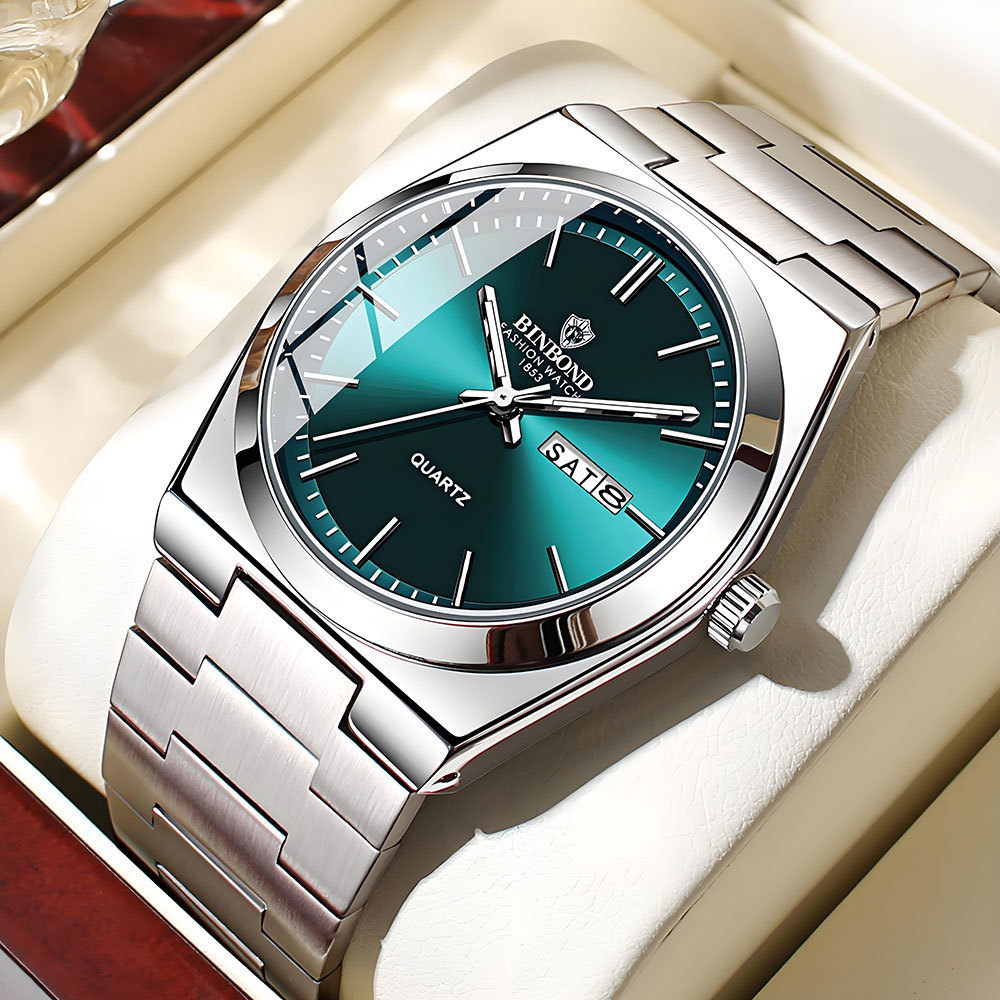 BINBOND นาฬิกาข้อมือผู้ชายของแ - Seiko Watch 5 Sports บทวิจารณ์และราคา