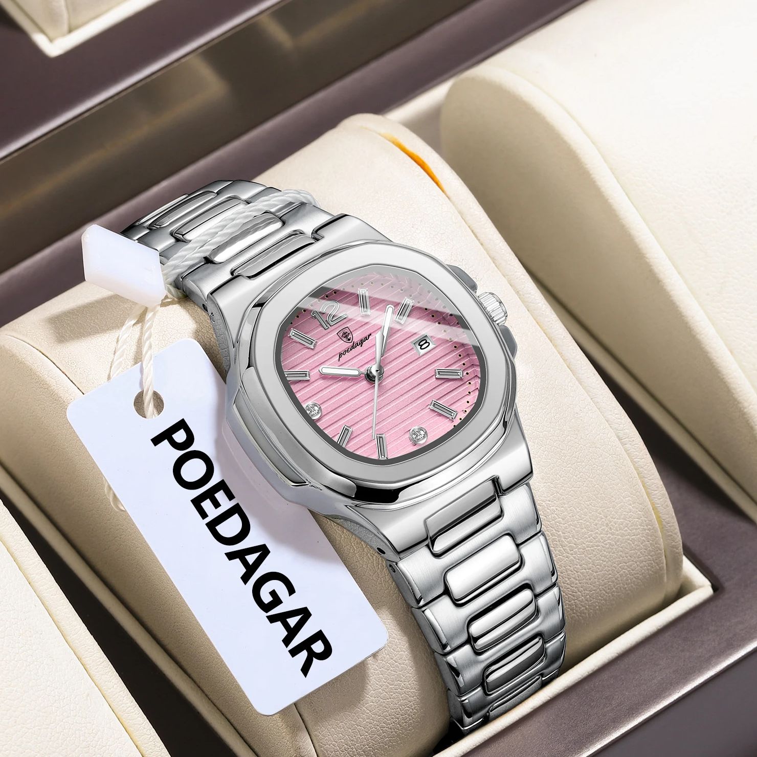 นาฬิกาข้อมือผู้หญิง POEDAGAR ส - Luxury Watch Girl บทวิจารณ์และราคา