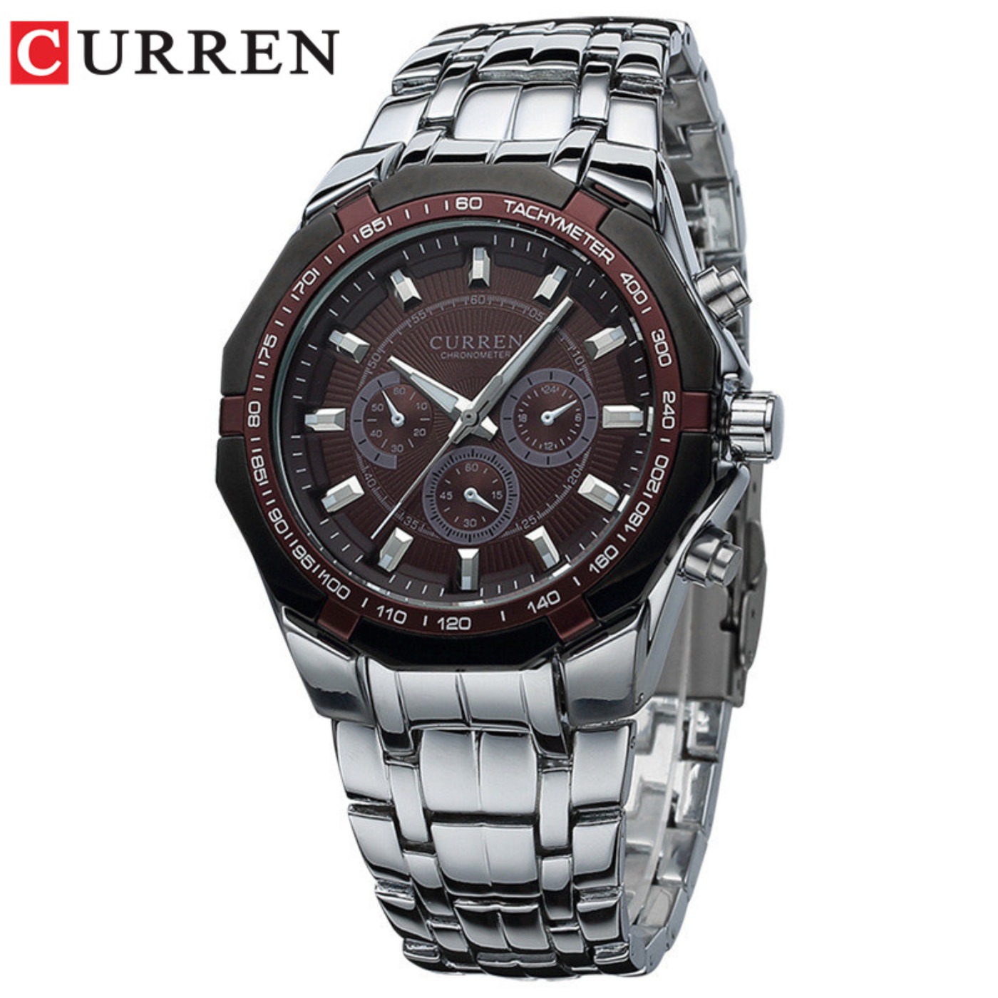 CURREN ผู้ชายแบรนด์หรูทหารกีฬา - Luxury Watch Wallpaper บทวิจารณ์และราคา