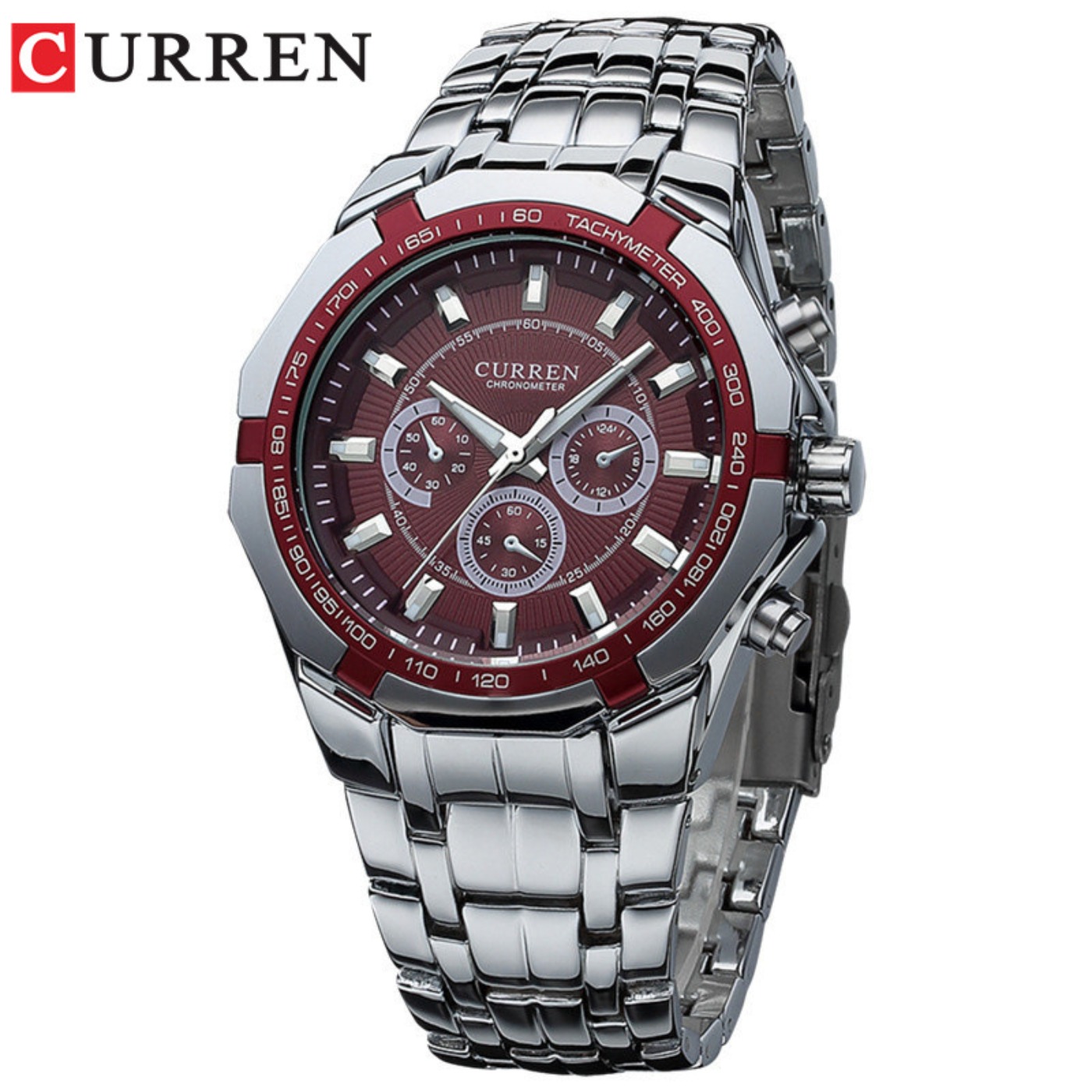 CURREN ผู้ชายแบรนด์หรูทหารกีฬา - Luxury Watch Wallpaper บทวิจารณ์และราคา