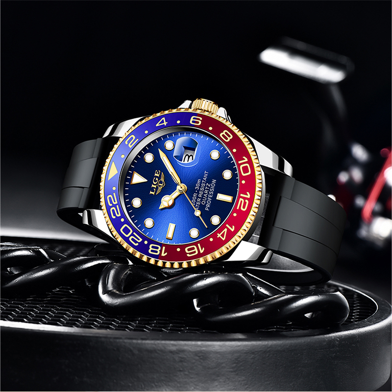 นาฬิกาข้อมือควอตซ์ LIGE 2026 ร - Luxury Watch Display Case บทวิจารณ์และราคา