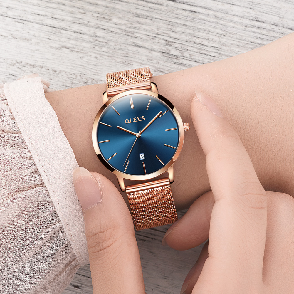 OLEVS นาฬิกาผู้หญิงควอตซ์นาฬิก - Luxury Watch Display Case บทวิจารณ์และราคา