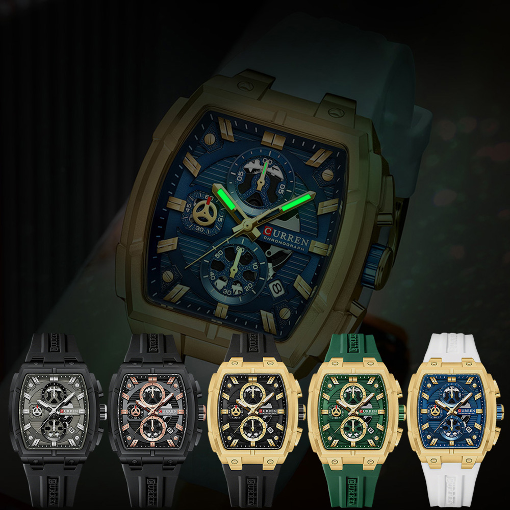 CURREN นาฬิกาวินเทจสุดหรูสำหรั - Luxury Watch With Bracelet บทวิจารณ์และราคา