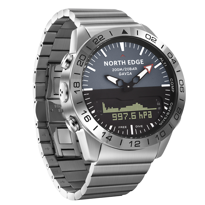 NORTH EDGE นาฬิกาดิจิตอลสำหรับ - Compass Watch Luxury บทวิจารณ์และราคา