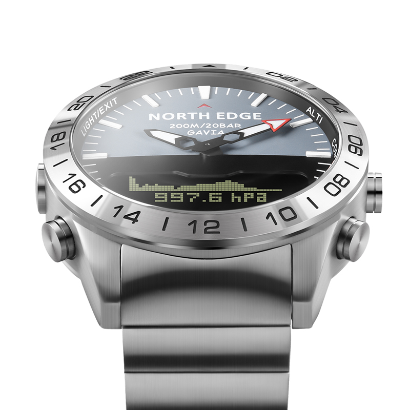 NORTH EDGE นาฬิกาดิจิตอลสำหรับ - Compass Watch Luxury บทวิจารณ์และราคา