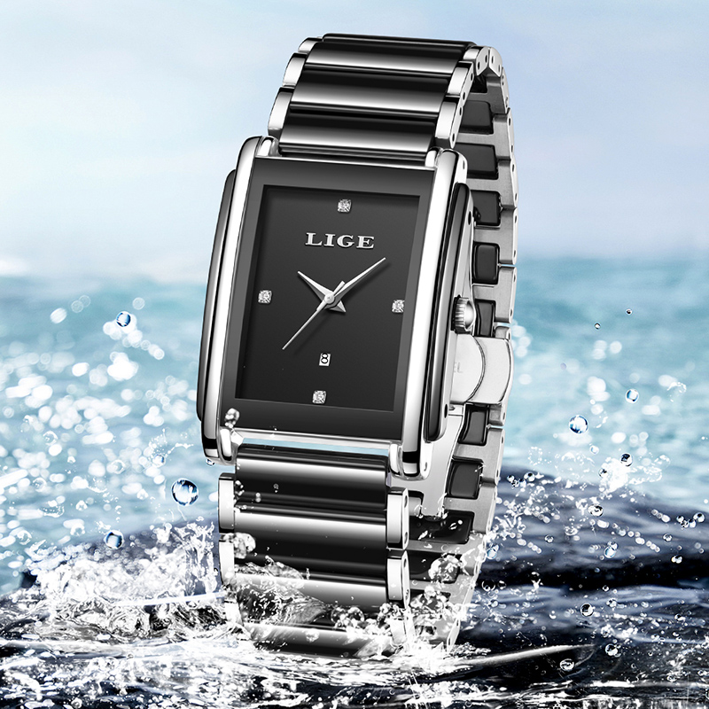 นาฬิกาข้อมือผู้หญิง LIGE รุ่นใ - Luxury Watch Organizer บทวิจารณ์และราคา