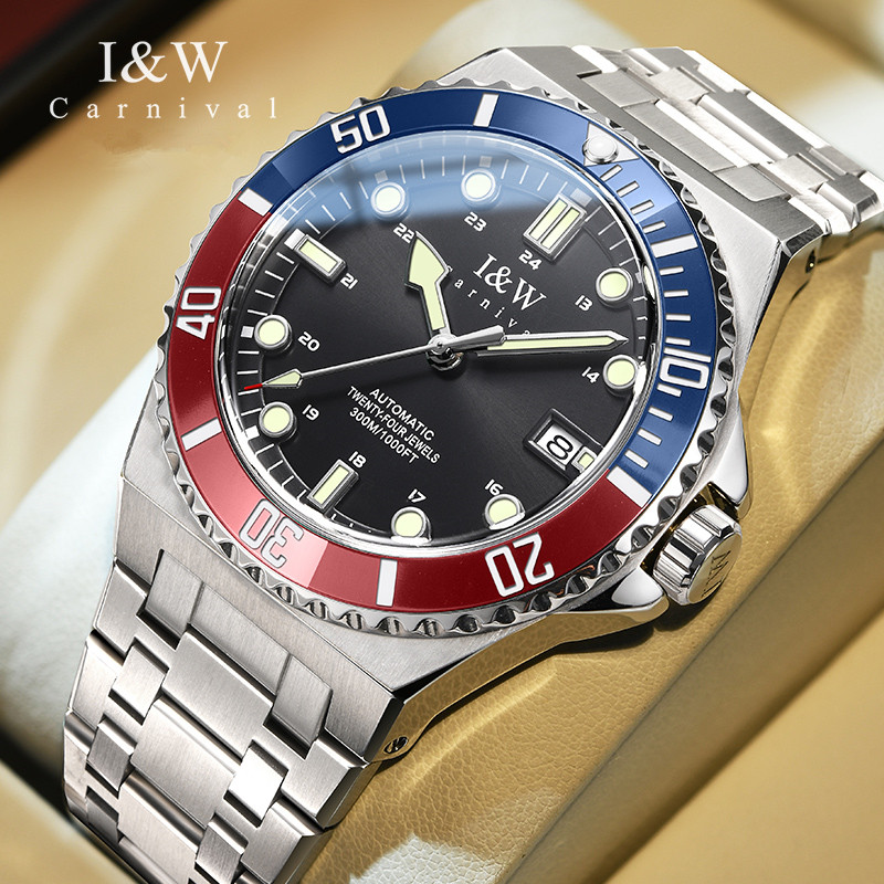 นาฬิกาข้อมือ CARNIVAL แบรนด์ดั - Diver Watch 300M บทวิจารณ์และราคา