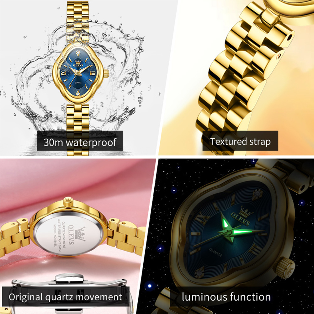 นาฬิกาควอตซ์ OLEVS สำหรับผู้หญ - Luxury Watch Girl บทวิจารณ์และราคา