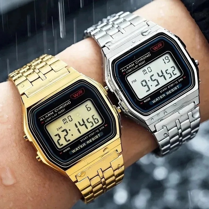 นาฬิกาข้อมือสายเหล็กหรูหรา F91 - Luxury Watch Wallpaper บทวิจารณ์และราคา