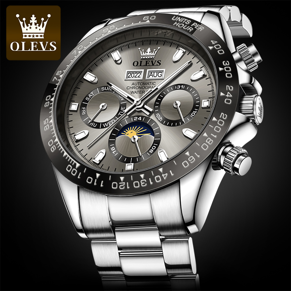 OLEVS 6654 Luxury Mens นาฬิกา  - Seiko Watch 5 Sports บทวิจารณ์และราคา