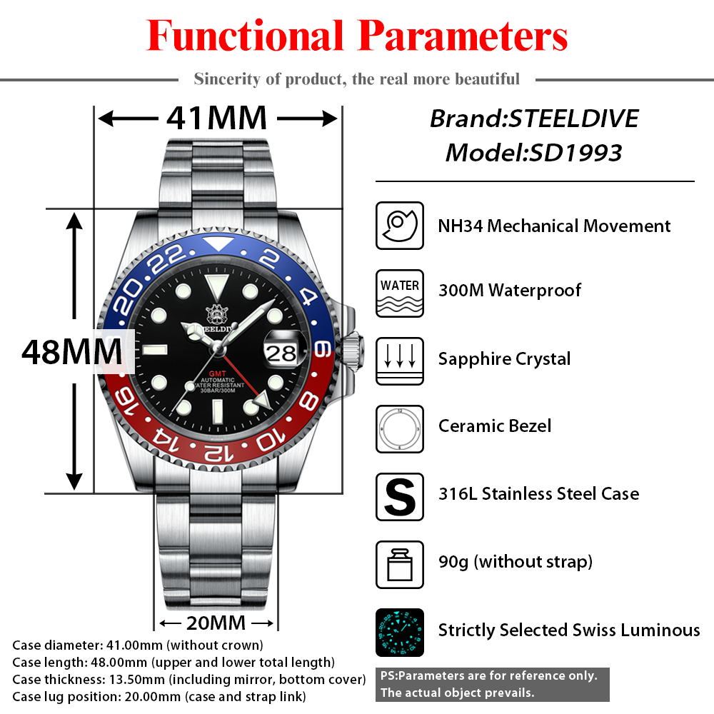 นาฬิกาดำน้ำอัตโนมัติ STEELDIVE - Seiko Watch 5 Sports บทวิจารณ์และราคา