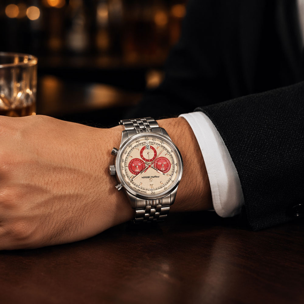 PAGANI DESIGN นาฬิกาข้อมือผู้ช - Luxury Watch With Bracelet บทวิจารณ์และราคา