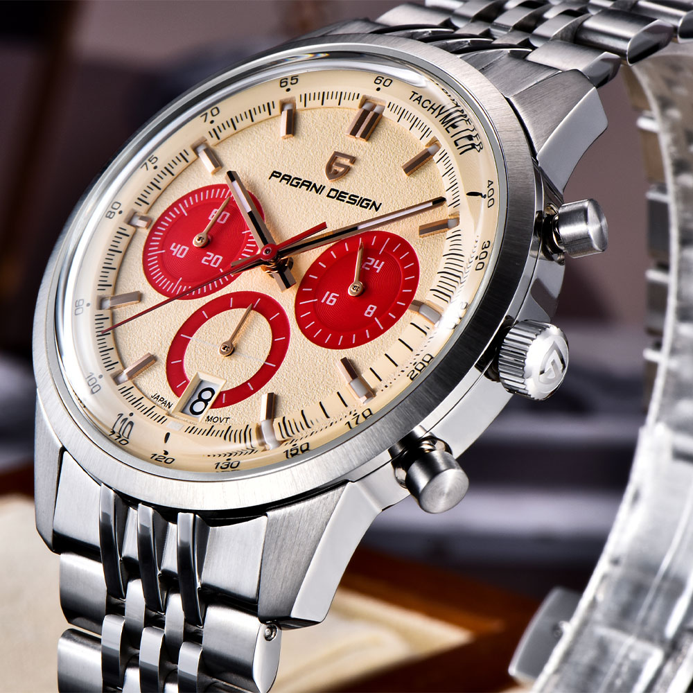 PAGANI DESIGN นาฬิกาข้อมือผู้ช - Luxury Watch With Bracelet บทวิจารณ์และราคา