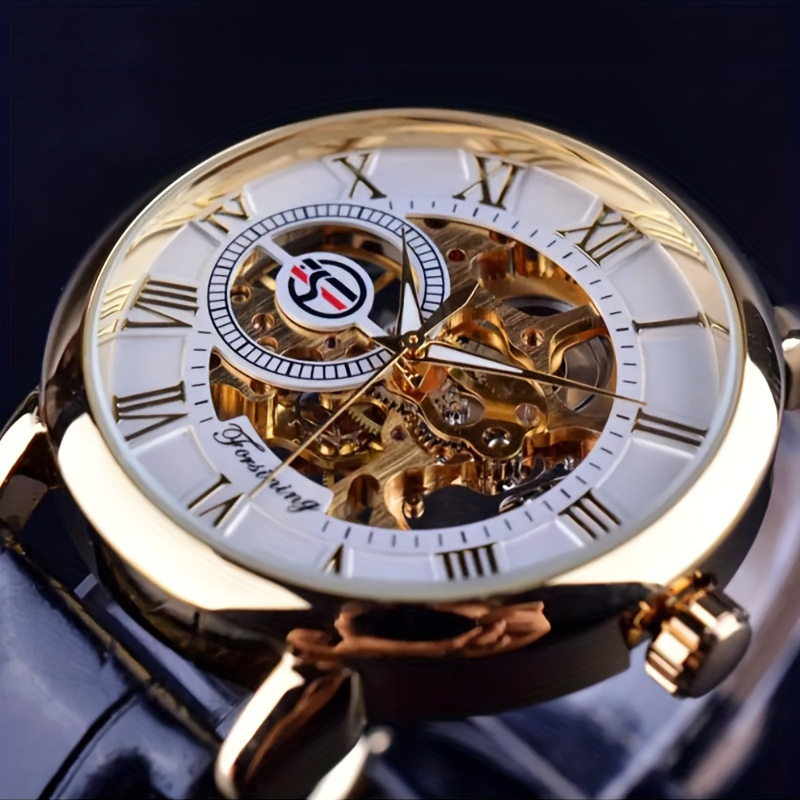 นาฬิกาข้อมือผู้ชาย Forsining ด - Luxury Watch Brands Logo บทวิจารณ์และราคา