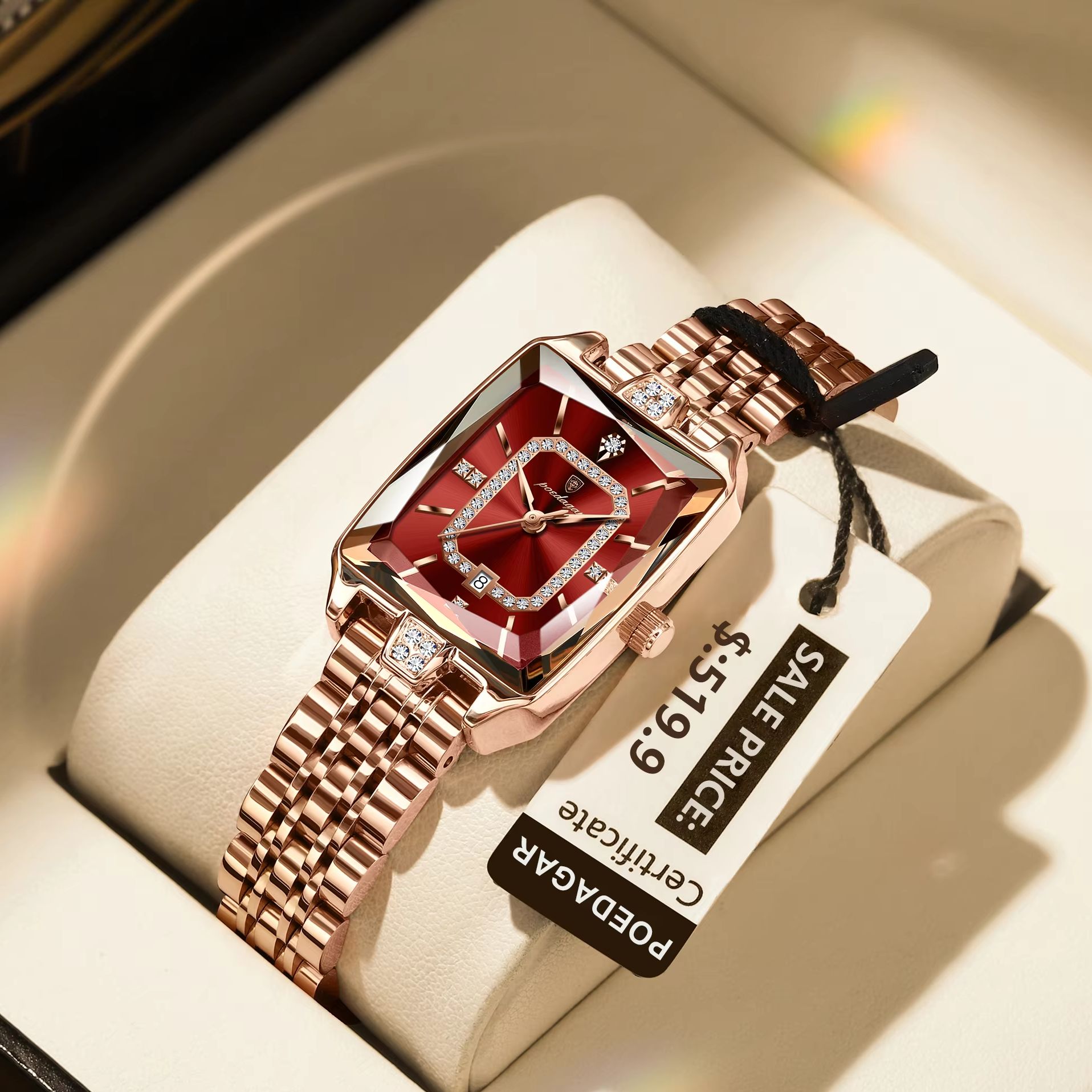POEDAGAR แฟชั่นผู้หญิงนาฬิกาข้ - Luxury Watch Girl บทวิจารณ์และราคา