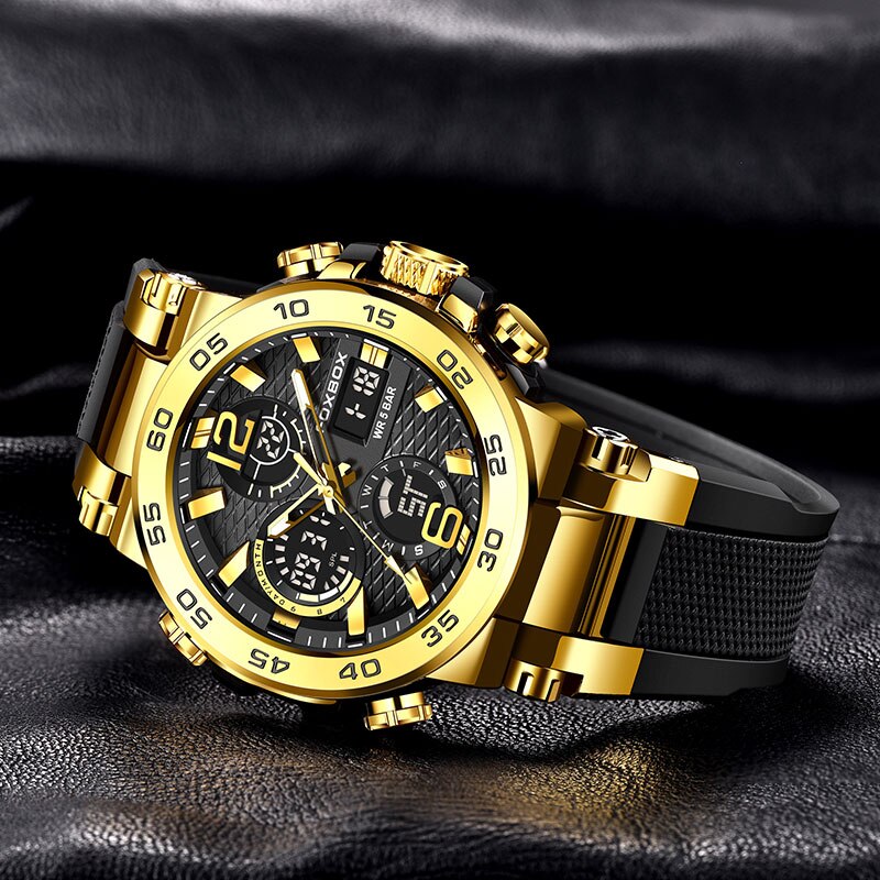 Foxbox นาฬิกาธุรกิจผู้ชายแฟชั่ - Luxury Watch Display Case บทวิจารณ์และราคา