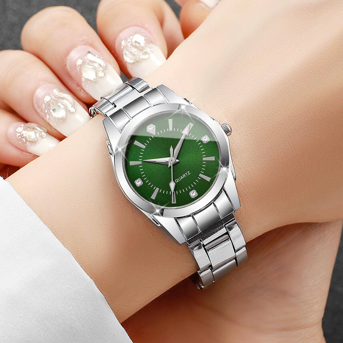 Luxury Rhinestone ผู้หญิงนาฬิก - Luxury Watch Display Case บทวิจารณ์และราคา