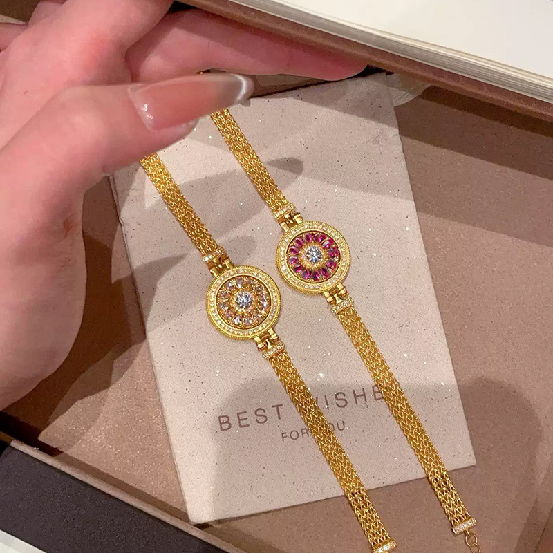 นาฬิกาข้อมือผู้หญิงหรูหราประดั - Compass Watch Luxury บทวิจารณ์และราคา