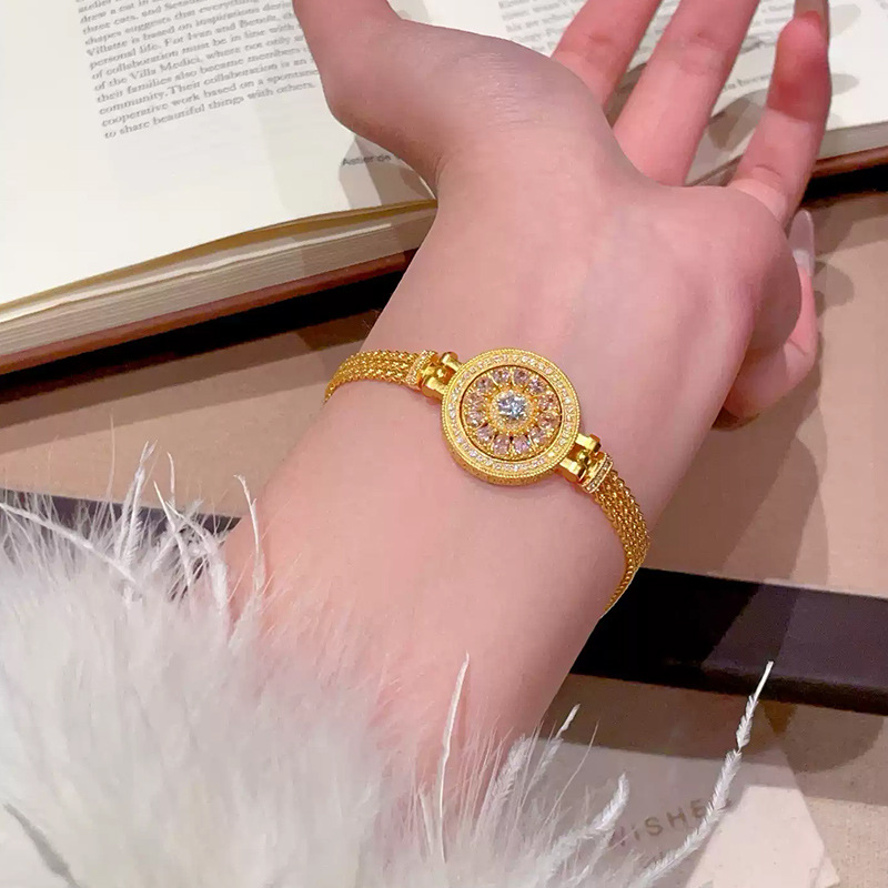 นาฬิกาข้อมือผู้หญิงหรูหราประดั - Compass Watch Luxury บทวิจารณ์และราคา