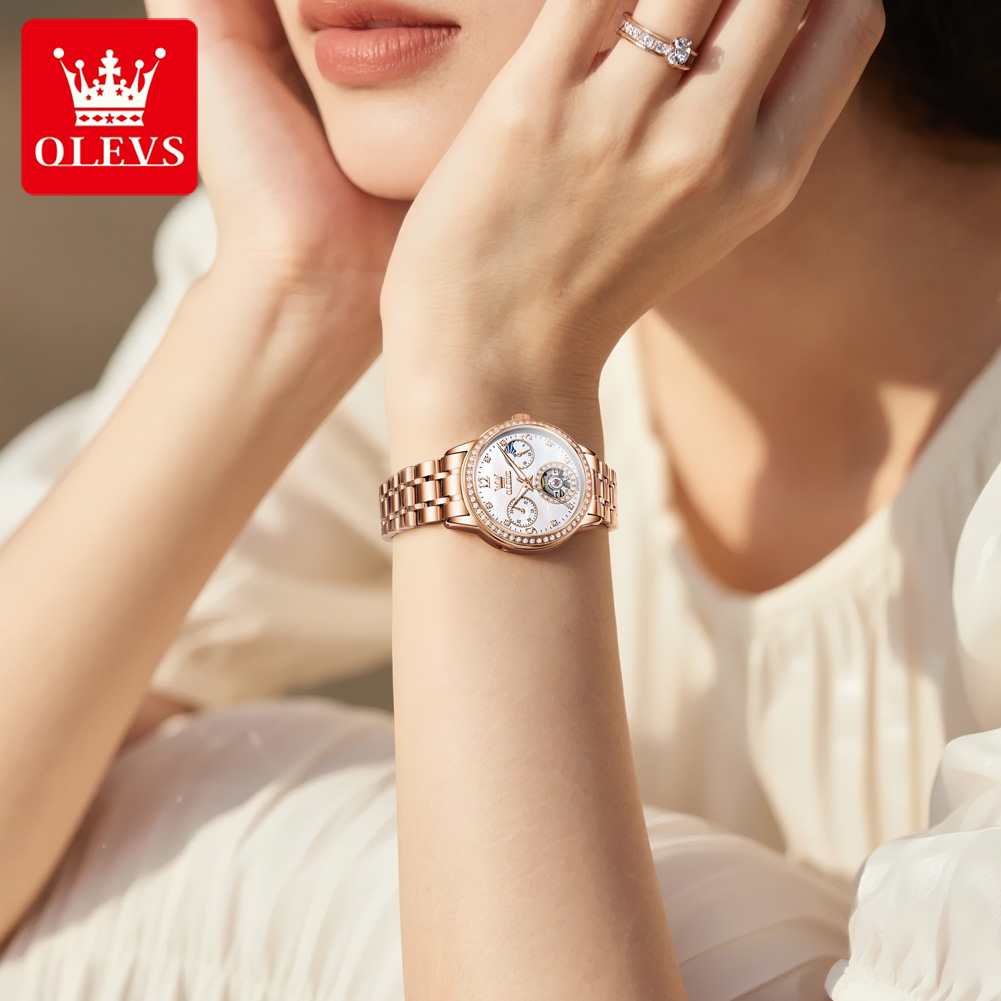OLEVS นาฬิกาผู้หญิงแบรนด์ชั้นน - Luxury Watch With Bracelet บทวิจารณ์และราคา