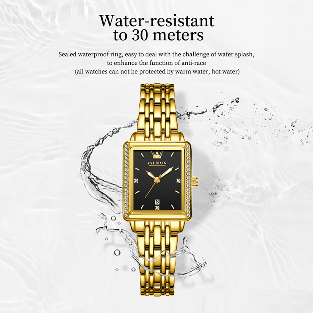 OLEVS 9995 นาฬิกาวันที่สำหรับผ - Luxury Watch Girl บทวิจารณ์และราคา