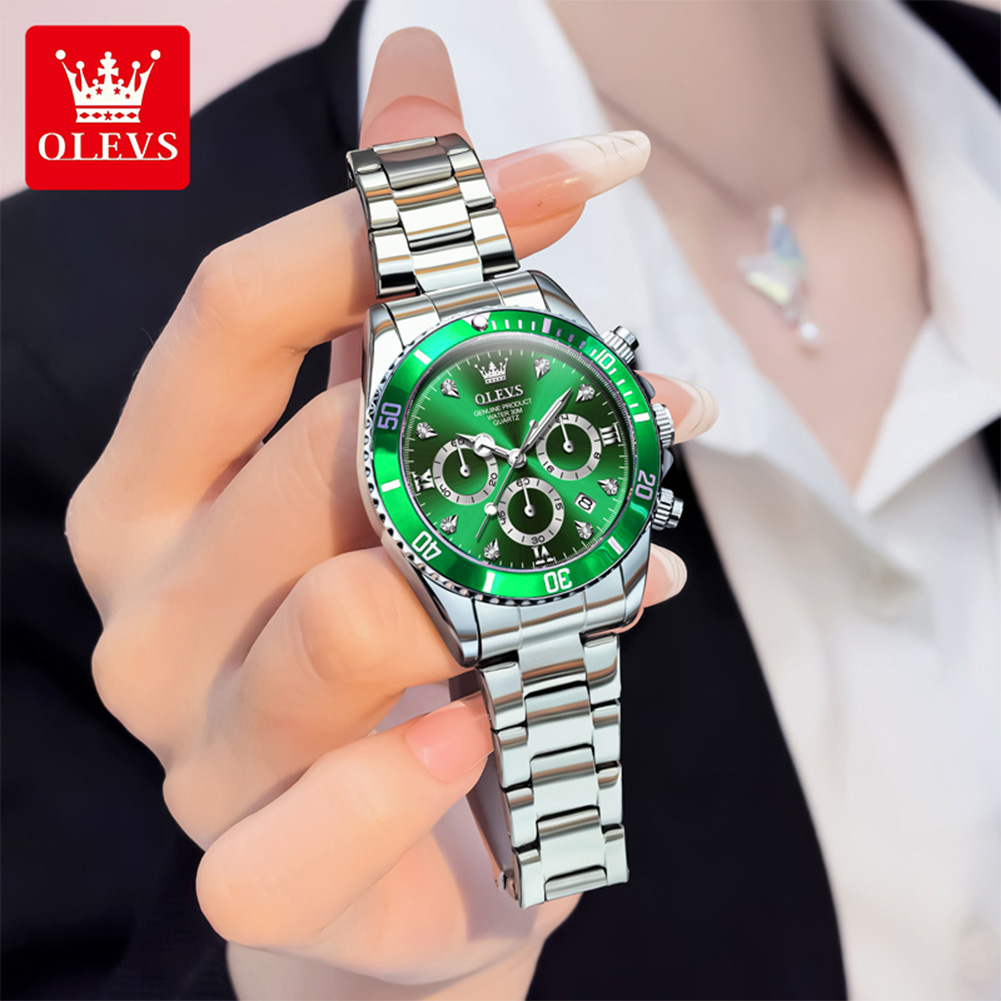 OLEVS นาฬิกาผู้หญิง 5632 Elega - Luxury Watch With Bracelet บทวิจารณ์และราคา