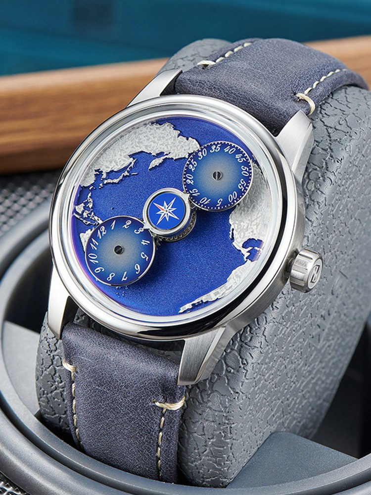 นาฬิกาข้อมือผู้ชายสไตล์ลำลอง แ - Compass Watch Luxury บทวิจารณ์และราคา