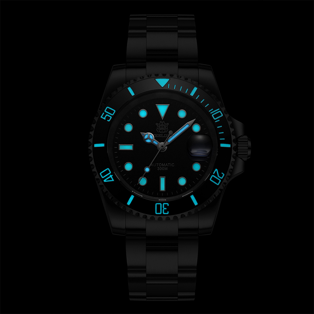 นาฬิกาดำน้ำอัตโนมัติสำหรับผู้ช - Diver Watch 300M บทวิจารณ์และราคา