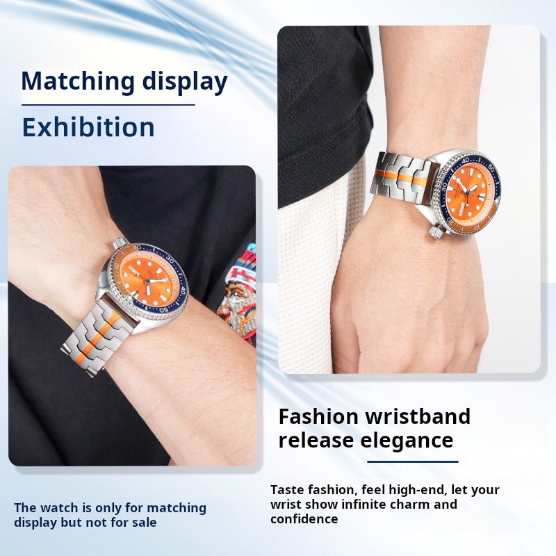 22มม. สําหรับหอยเป๋าฮื้อกระป๋อ - Seiko Watch 5 Sports บทวิจารณ์และราคา
