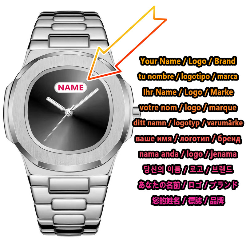 นาฬิกาควอตซ์ผู้ชายโลโก้แบบกำหน - Luxury Watch Brands Logo บทวิจารณ์และราคา