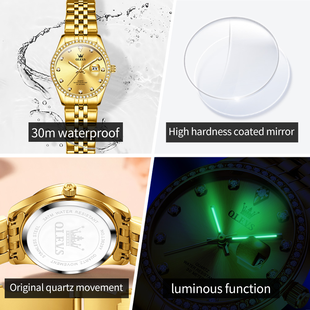 นาฬิกา OLEVS หรูหรา สง่างาม สำ - Luxury Watch Top 10 บทวิจารณ์และราคา