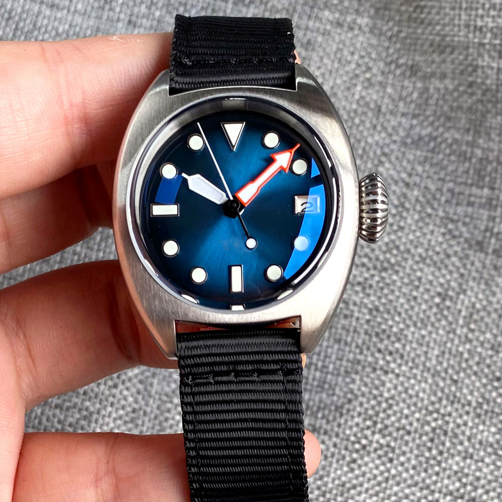 36 มม.ทหาร DIVER นาฬิกาผู้ชาย  - Seiko Watch 5 Sports บทวิจารณ์และราคา
