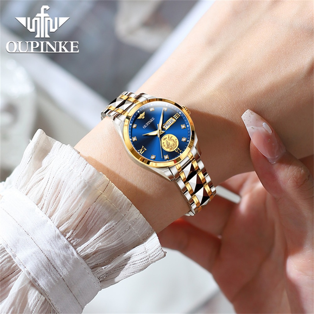 OUPINKE นาฬิกาผู้หญิงหรูหราหรู - Luxury Watch Brands Logo บทวิจารณ์และราคา